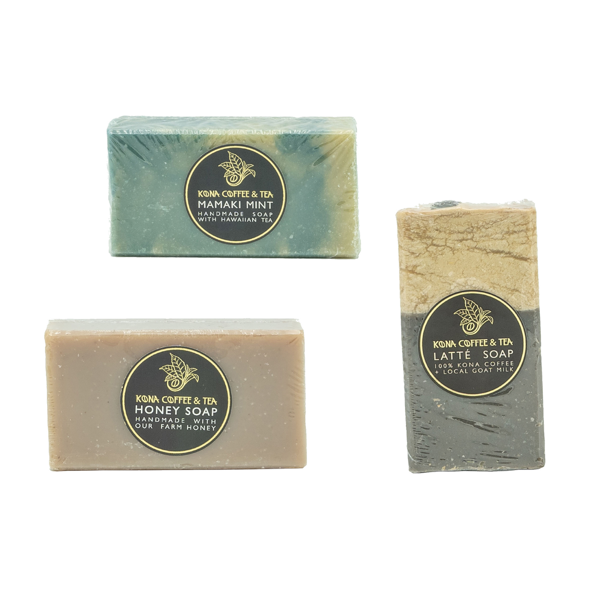 Handmade Hawaiian Soaps Click for Options Kona Coffee & Tea
