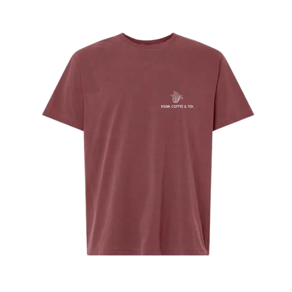 T-Shirt - Aloha from Kona - Washed Maroon