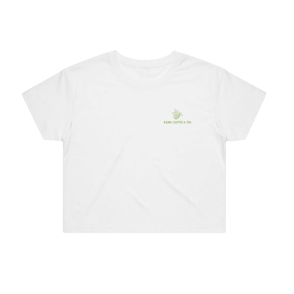 Women's Crop - Aloha from Kona - Vintage White
